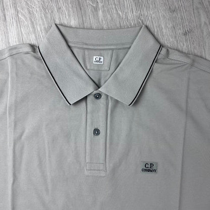 CP Company Piquet Polo Shirt - Dove