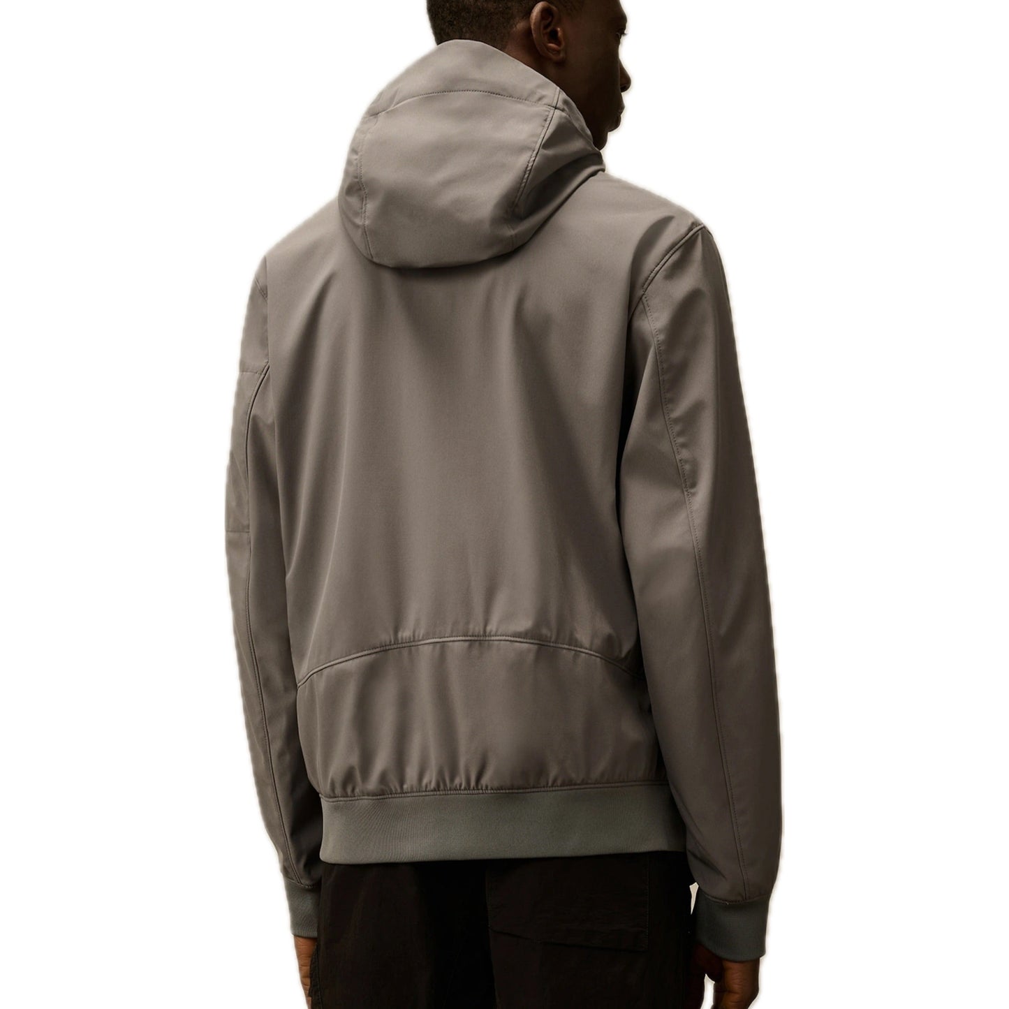 Cp Company 002A Shell-R Lens Jacket In Smoked Pearl with Certilogo