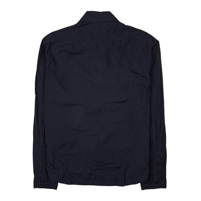 Cp Company Taylon L Chrome Lens Full Zip Shirt in Navy