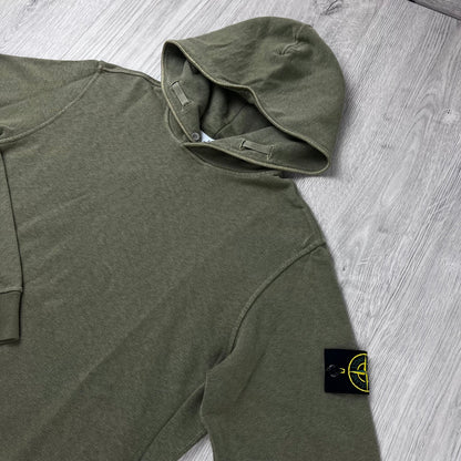 Stone Island Dyed Hoodie - Military