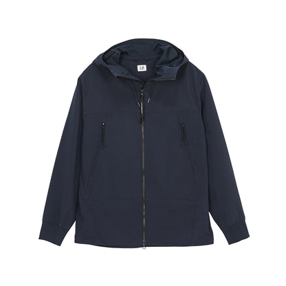 Cp Company 001A Shell-R Goggle Jacket In Navy