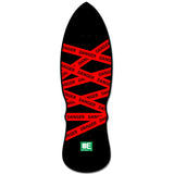 Load image into Gallery viewer, Everybody Skates Skateboard Deck Danger Big Board Black 12.3" x 40"