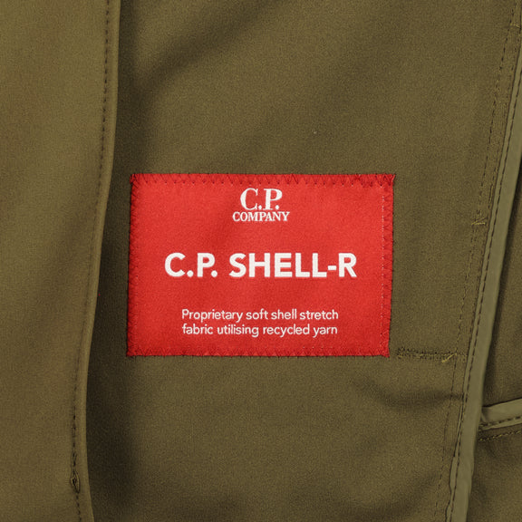 Cp Company 002A Shell-R Lens Jacket In Ivy Green