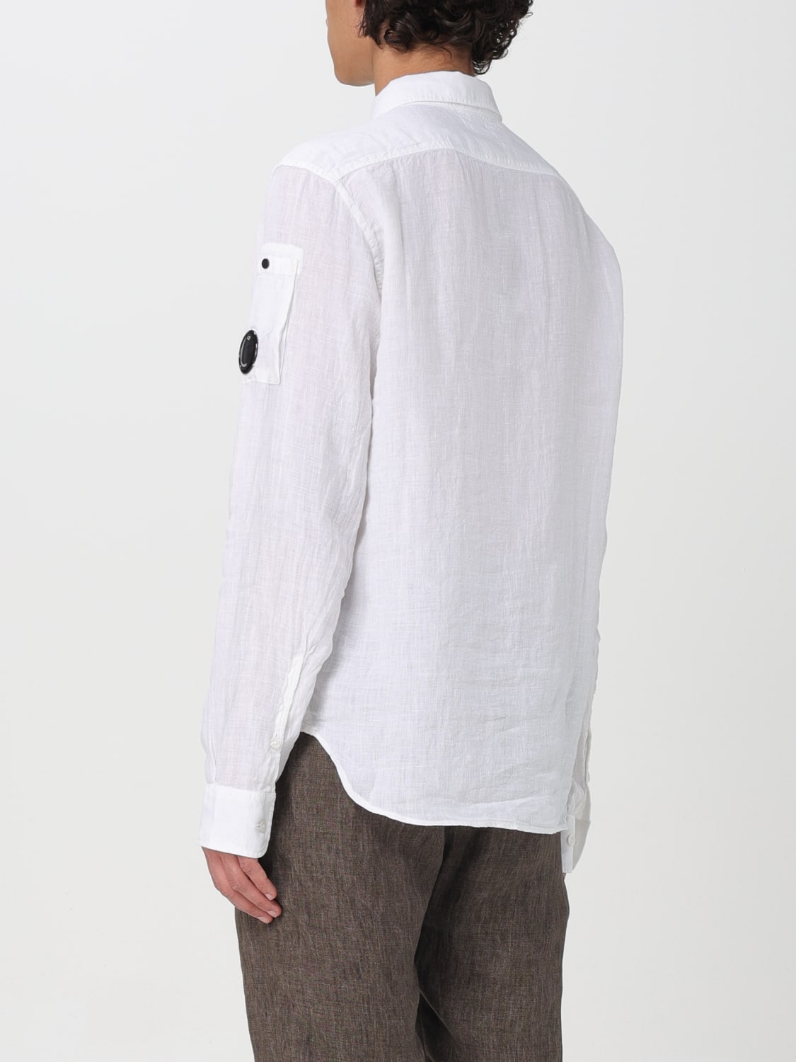 Linen Pocket Shirt Gauze White