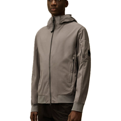 Cp Company 002A Shell-R Lens Jacket In Smoked Pearl with Certilogo