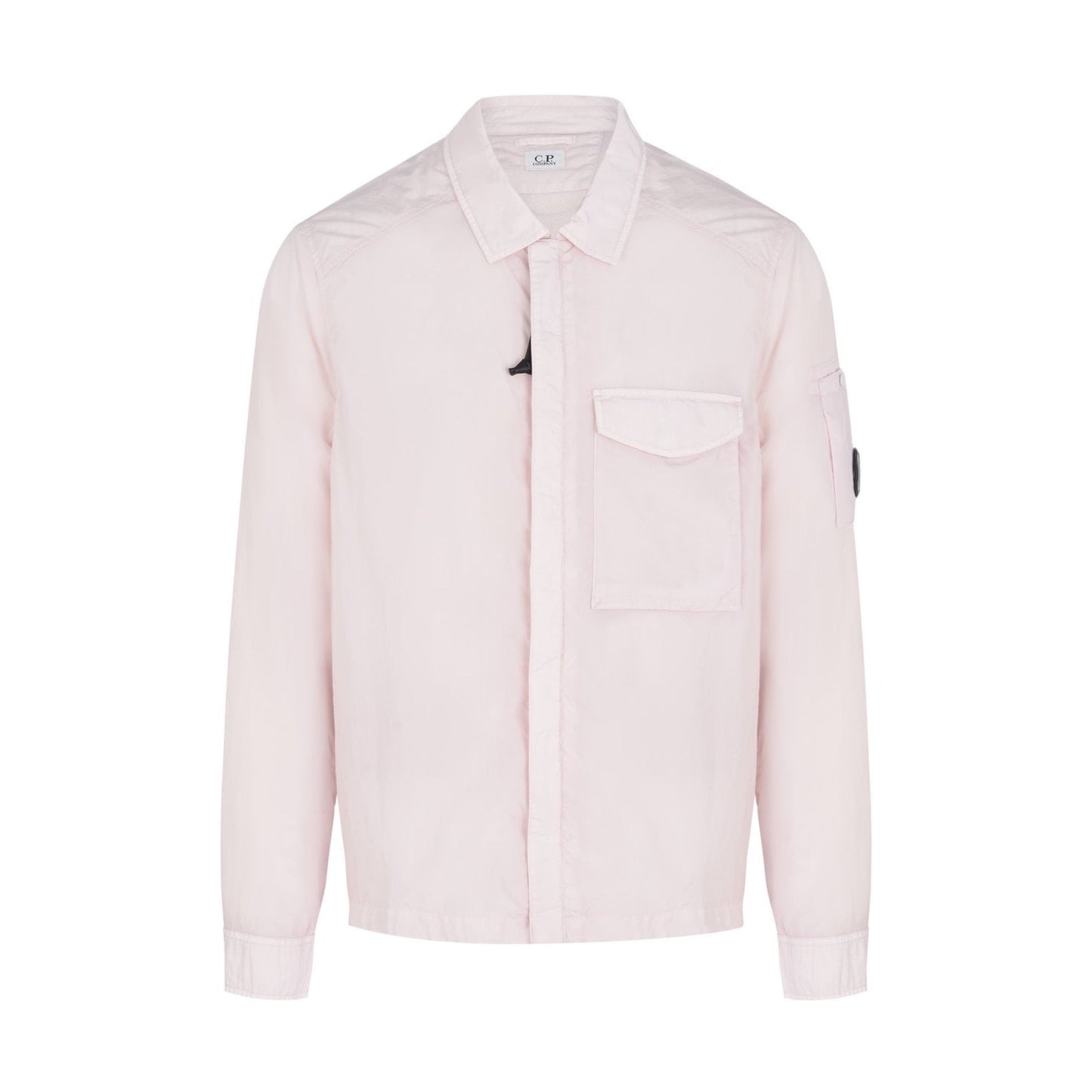 Cp Company Chrome-R Pocket Overshirt in Heavenly Pink
