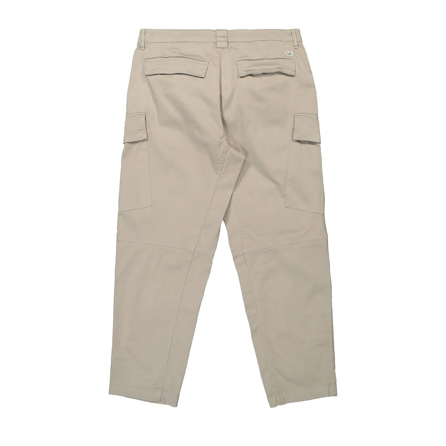 Cp Company 056A Stretch Sateen Cargo Pants In Beige
