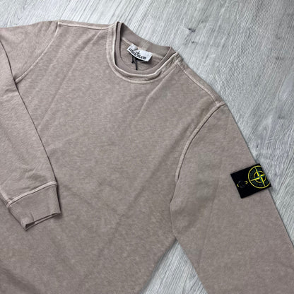 Stone Island Malfilé 'Old' Sweatshirt - Desert