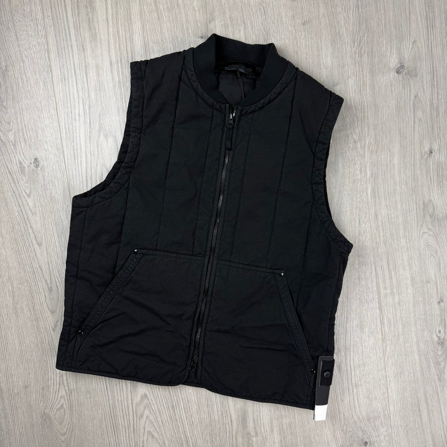 Stone Island Ghost Quilted Gilet - Black