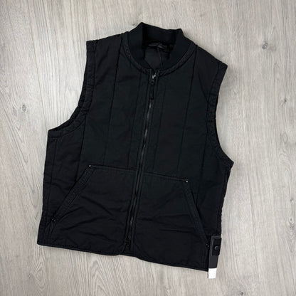 Stone Island Ghost Quilted Gilet - Black