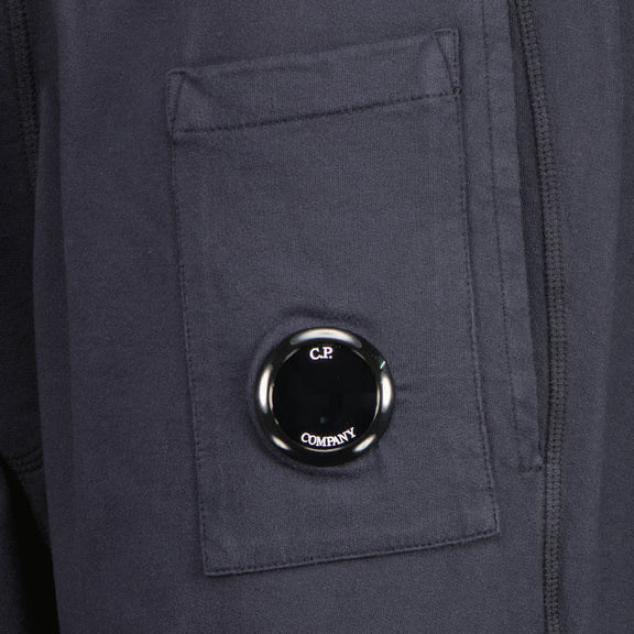Cp Company 133A Light Fleece High Lens Joggers In Navy