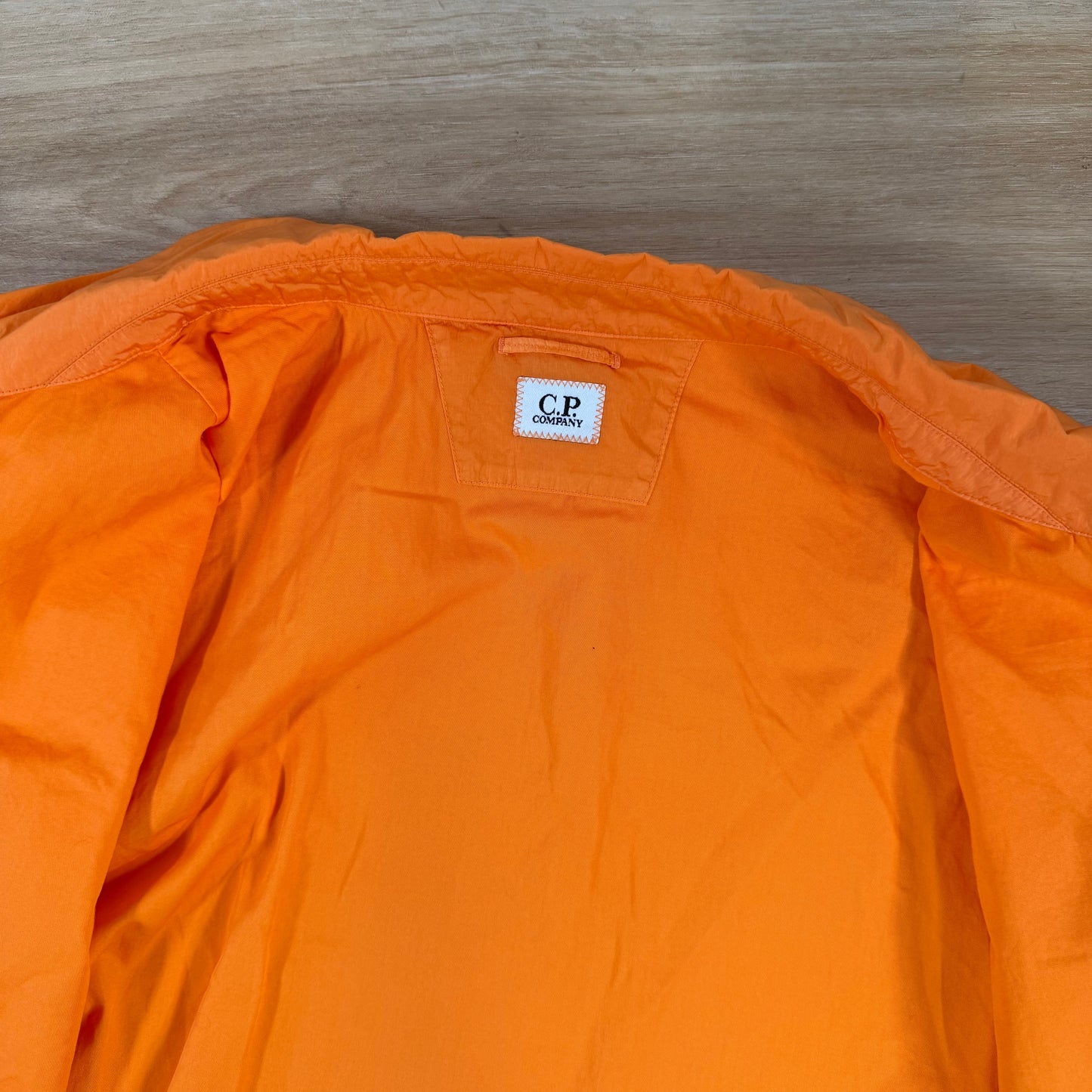 C.P. Company Chrome-R Lens Overshirt in Russet Orange