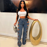 Load image into Gallery viewer, Atona crystal cut jeans