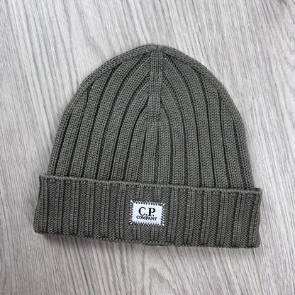 CP Company Patch Beanie - Fallen Rock