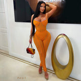 Load image into Gallery viewer, Mille caged leggings set (Orange)