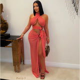 Load image into Gallery viewer, Aria resort dress (Coral)