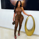 Load image into Gallery viewer, Eluzi leggings set (Brown)