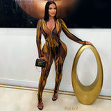 Load image into Gallery viewer, Kendra body jumpsuit (Black/gold)