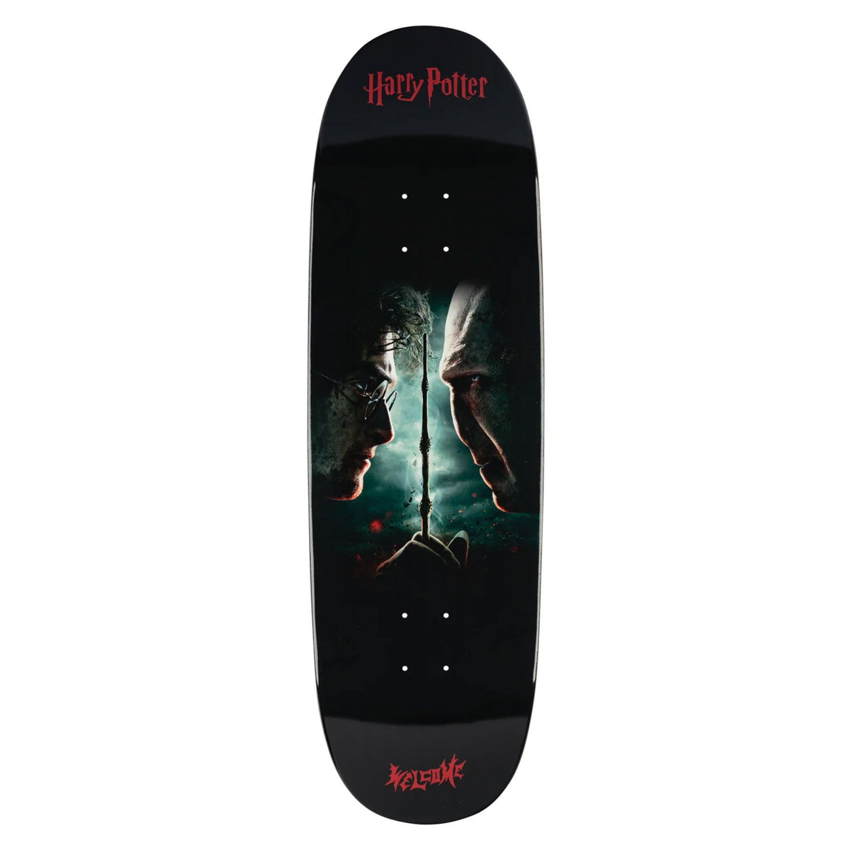 Welcome x Harry Potter Skateboard Deck Finale on Boline 2.0 Black Dip 9.5"