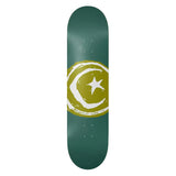 Load image into Gallery viewer, Foundation Skateboard Deck Star and Moon Green 8.25" x 31.63"