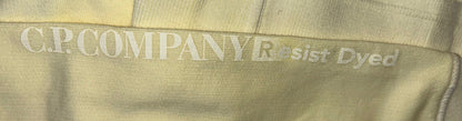 Cp Company Resist Dyed Overhead Hoodie In Yellow