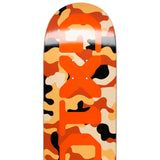 Load image into Gallery viewer, GX1000 Skateboard Deck OG Logo Camo/Orange 8.75" x 32.625"