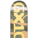 Load image into Gallery viewer, GX1000 Skateboard Deck OG Logo Camo/Yellow 8.5" x 32.125"