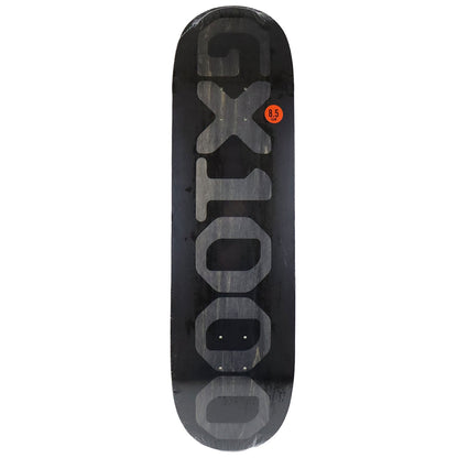 GX1000 Skateboard Deck OG Logo Black/Black 8.5" x 32.125"