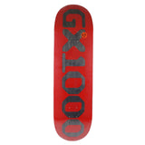 Load image into Gallery viewer, GX1000 Skateboard Deck OG Logo Red/Black 8.75" x 32.625"
