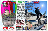 Load image into Gallery viewer, Heroin Skateboard Deck Goofy's Grande Egg (Assorted) 10.75" x 32.4"