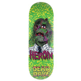 Load image into Gallery viewer, Heroin Skateboard Deck Dead Dave Dead Head Green 10.125" x 32.425"