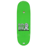 Load image into Gallery viewer, Heroin Skateboard Deck Dead Dave Dead Head Green 10.125" x 32.425"