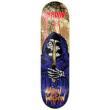 Load image into Gallery viewer, Heroin Skateboard Deck Aaron Wilson KO2 Skull Priest 8.5" x 32.2"