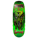 Load image into Gallery viewer, Heroin Skateboard Deck Swampy KO2 Slime Face 10.6" x 32.1"