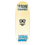Load image into Gallery viewer, Heroin Skateboard Deck Wide Boy Face 10.75" x 32.6"