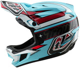 Load image into Gallery viewer, Troy Lee Designs D4 Polyacrylite Helmet – Linear Blue Small