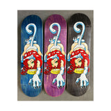 Load image into Gallery viewer, Hook Ups Skateboard Deck Milky Cat (Assorted) 8.25" x 32.25"