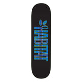 Load image into Gallery viewer, Habitat Skateboard Deck Apex Twin Textile Black 8.375" x 32.25"