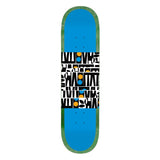 Load image into Gallery viewer, Habitat Skateboard Deck Artisan Apex Stacked Blue 8.125" x 31.75"