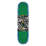 Load image into Gallery viewer, Habitat Skateboard Deck Artisan Apex Stacked Green 8.375" x 32.125"