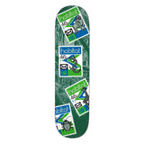Load image into Gallery viewer, Habitat Skateboard Deck Postage Scatter Blue 8.5" x 32.5"
