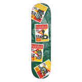 Load image into Gallery viewer, Habitat Skateboard Deck Postage Scatter Red 8.25" x 32.25"
