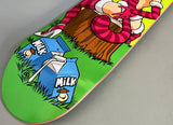 Load image into Gallery viewer, Hook Ups Skateboard Deck Cheshire Cat in Wonderland 8.5" x 32.25"