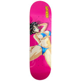 Load image into Gallery viewer, Hook Ups Skateboard Deck Workout Girl 8.5" x 32.25"