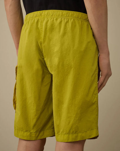 Cp Company 232A Flatt Nylon Mixed Cargo Swim Shorts In Cress Green