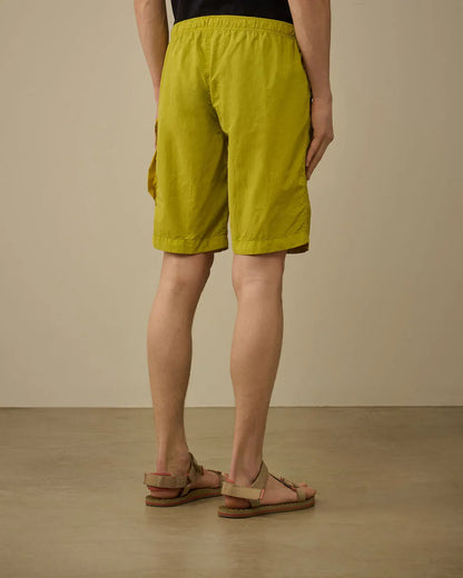 Cp Company 232A Flatt Nylon Mixed Cargo Swim Shorts In Cress Green
