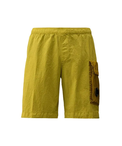 Cp Company 232A Flatt Nylon Mixed Cargo Swim Shorts In Cress Green