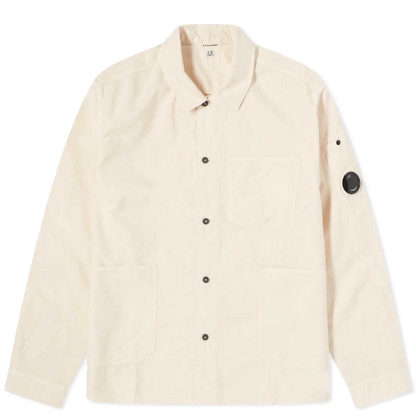 Cp Company Ottoman Workwear Shirt In Pistachio Shell