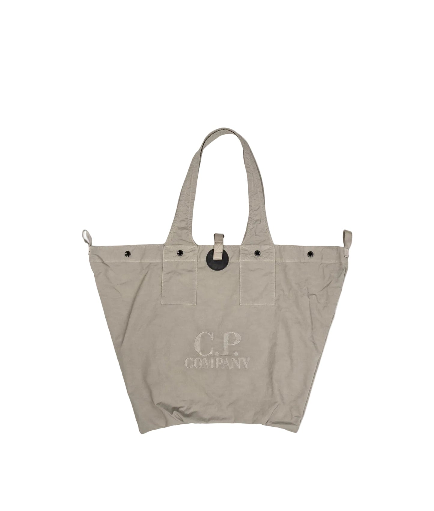 Cp Company Twill Logo Bag in Vintage Khaki with Certilogo
