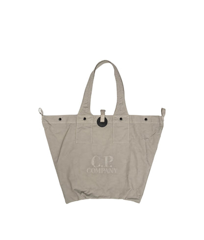 Cp Company Twill Logo Bag in Vintage Khaki with Certilogo